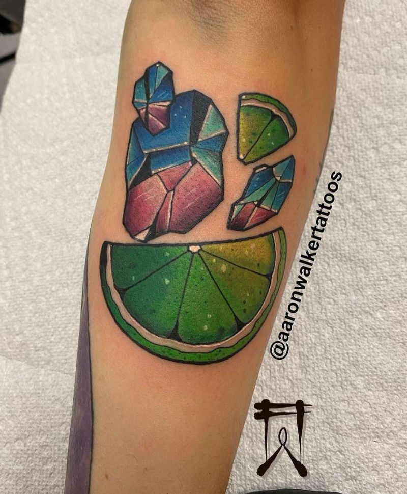 30 Pretty Lime Tattoos You Will Love