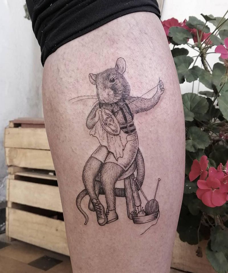 30 Pretty Rat Tattoos You Will Love