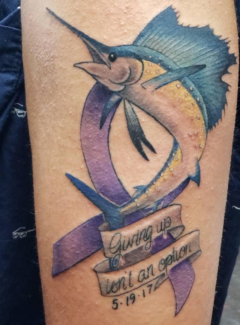 30 Pretty Sailfish Tattoos You Will Love