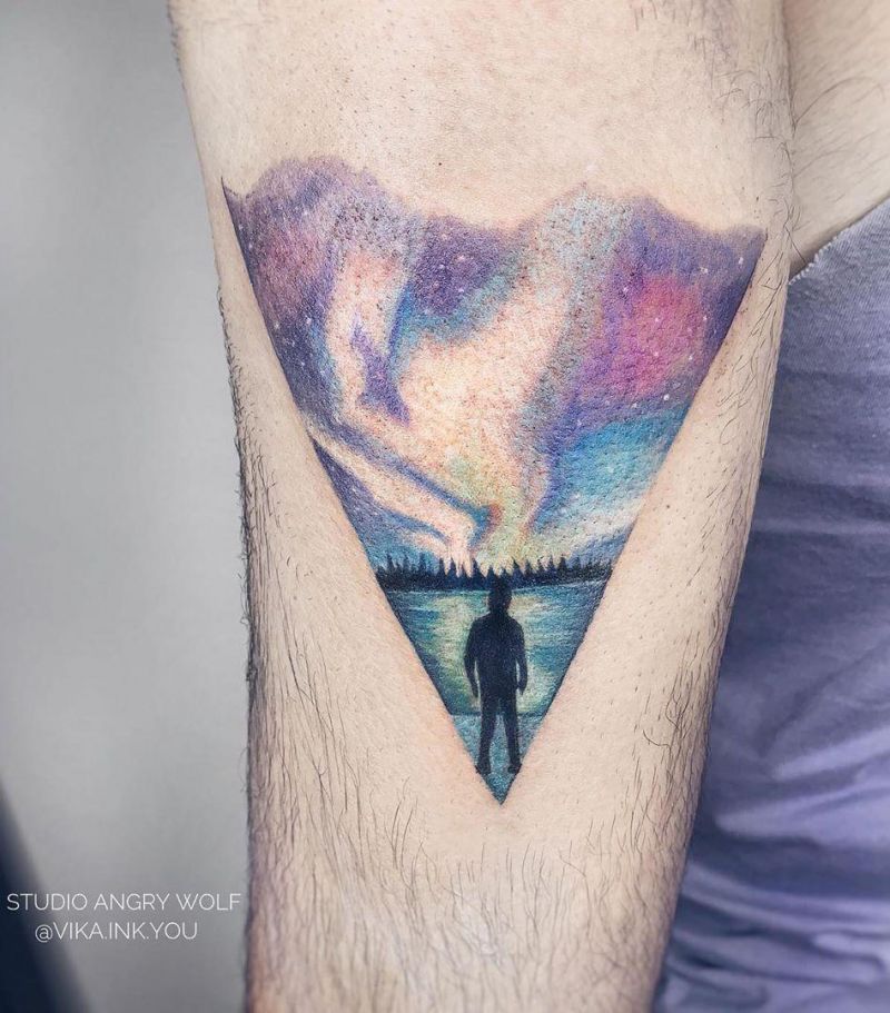 30 Pretty Sky Tattoos Make You Carefree and Joyous