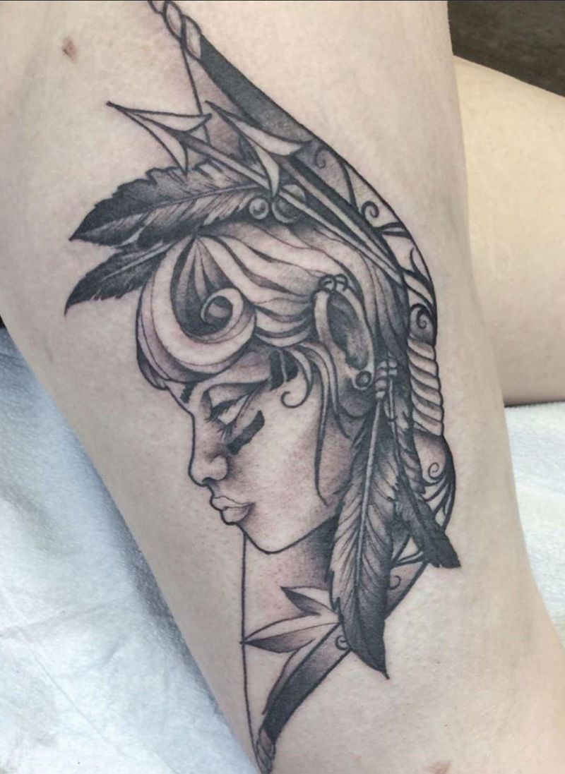 30 Pretty Archery Tattoos that Can Enhance Your Temperament