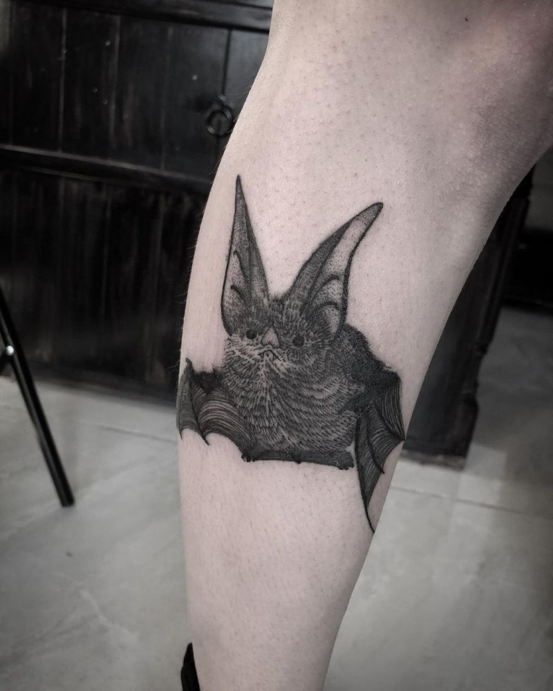 30 Pretty Bat Tattoos Improve Your Temperament