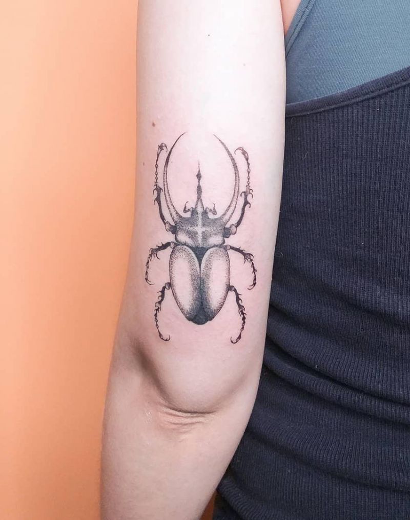 30 Pretty Beetle Tattoos You Must Try