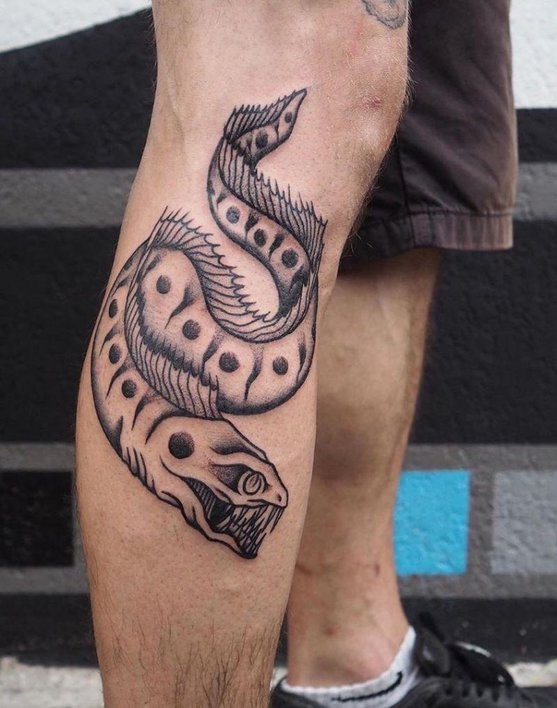 30 Pretty Eel Tattoos to Inspire You