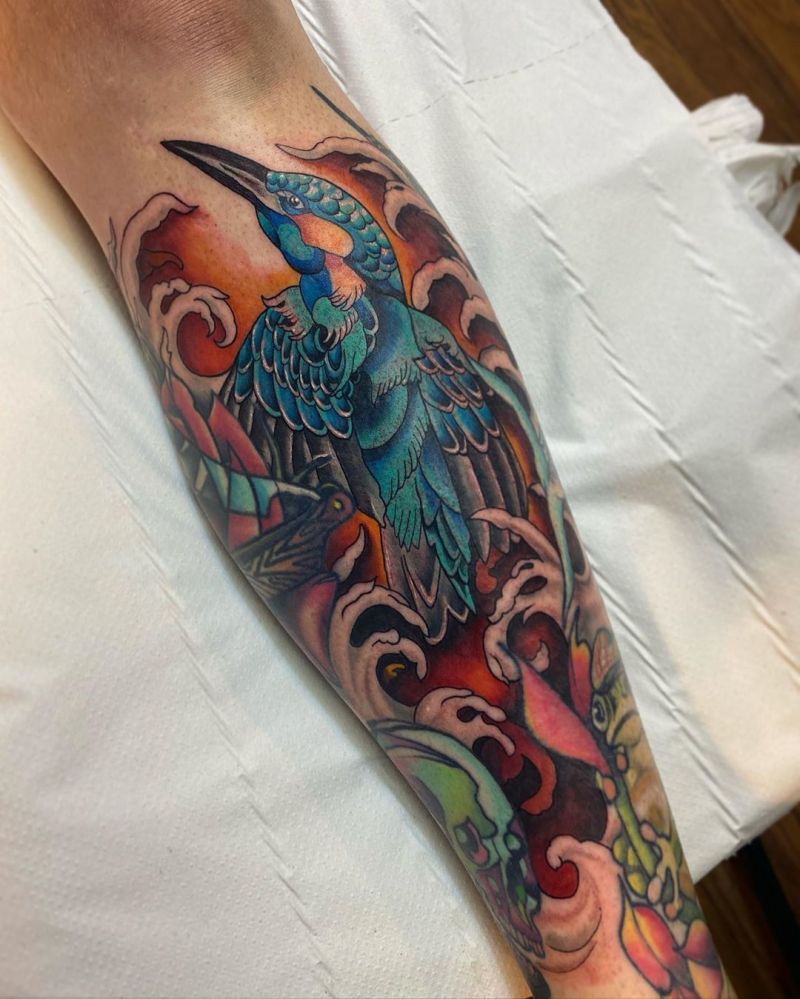 30 Pretty Kingfisher Tattoos You Must Try