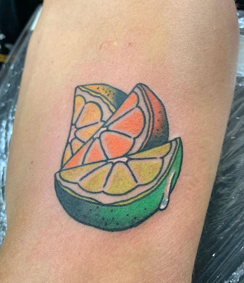 30 Pretty Lime Tattoos You Will Love