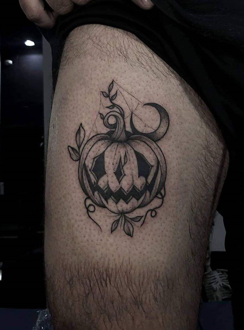 30 Pretty Pumpkin Tattoos You Will Love