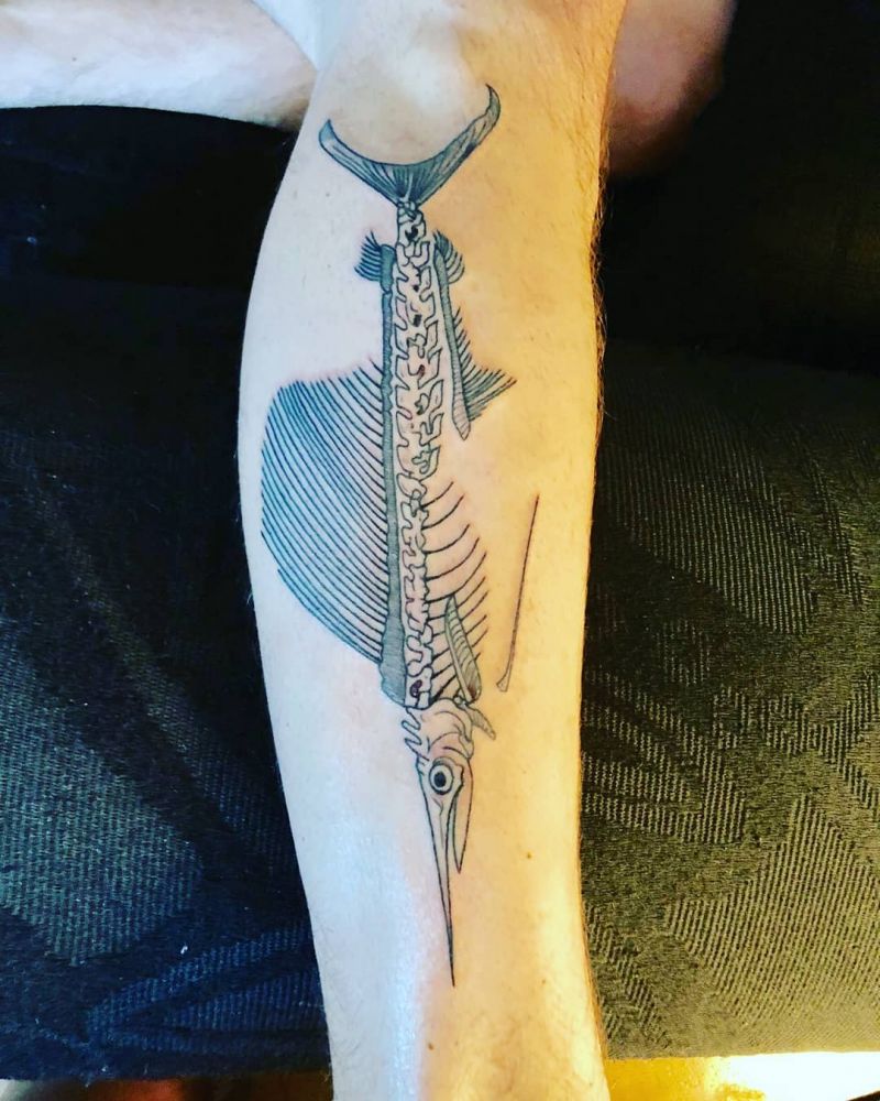 30 Pretty Sailfish Tattoos You Will Love