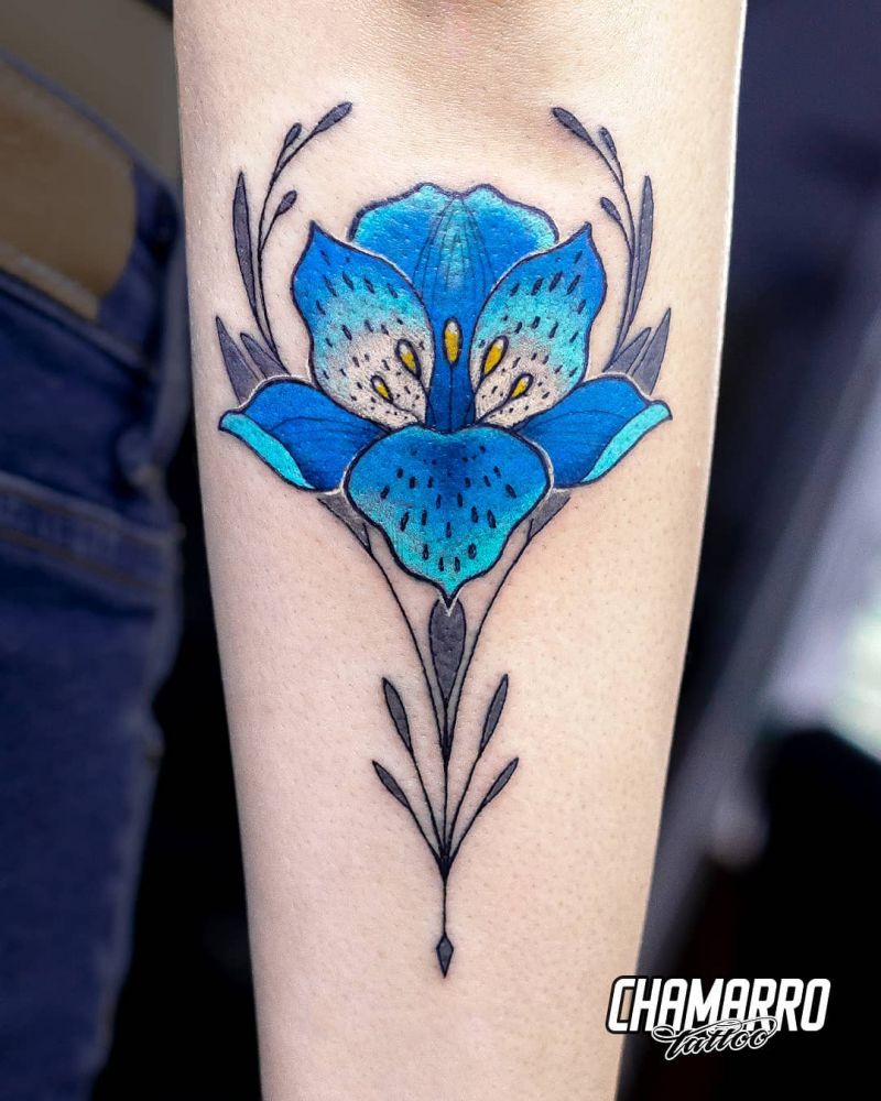 30 Pretty Alstroemeria Tattoos Show Your Temperament