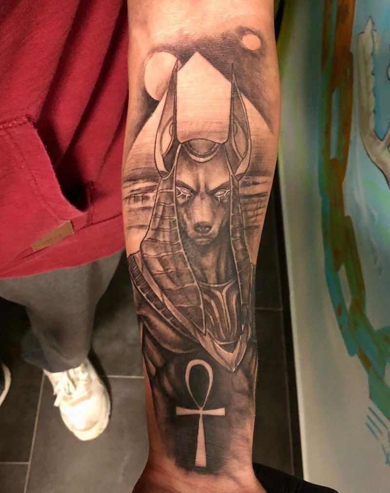 30 Pretty Anubis Tattoos Make You Charming