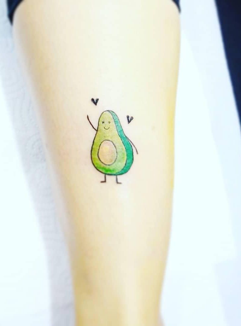 30 Pretty Avocado Tattoos Make You Elegant