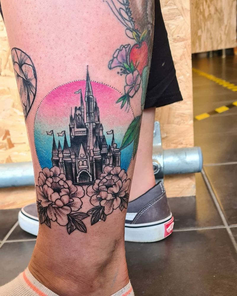 30 Pretty Castle Tattoos that Can Enhance Your Temperament