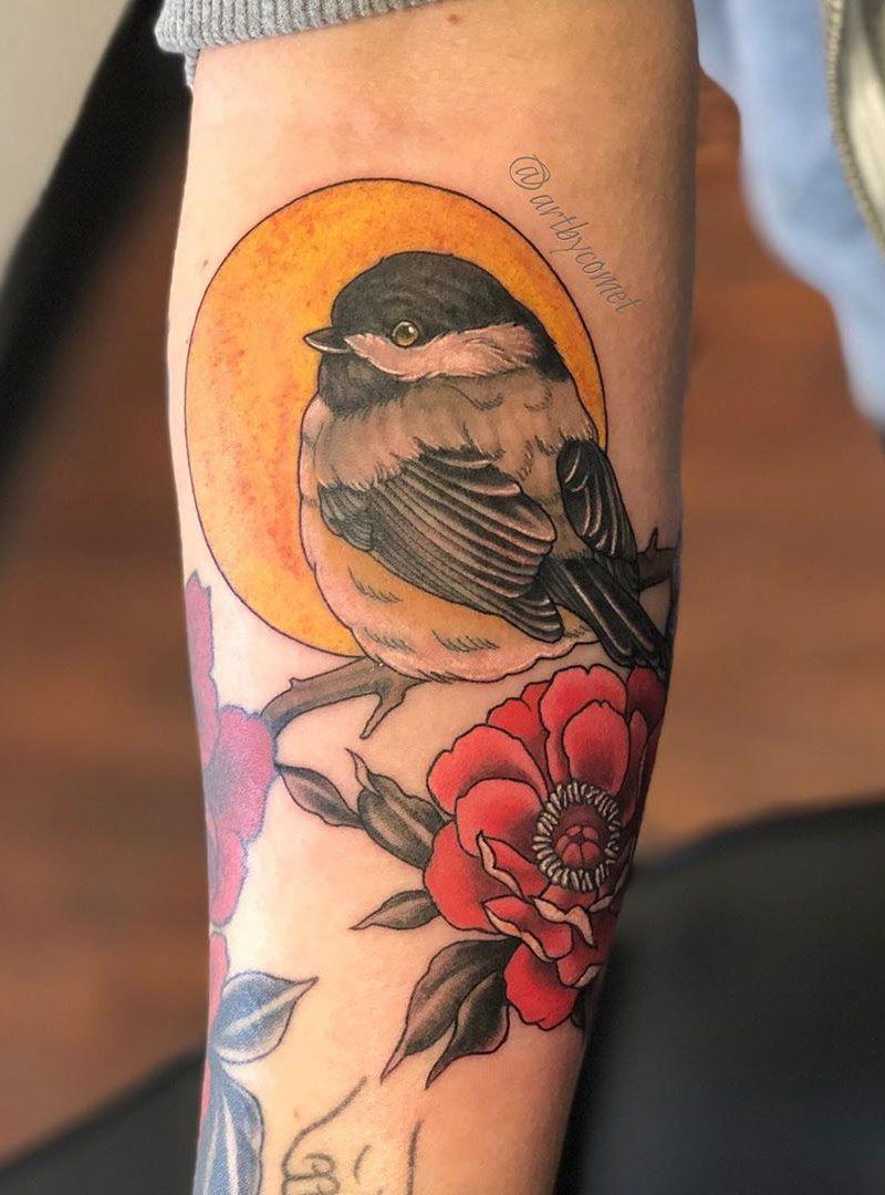 30 Pretty Chickadee Tattoos You Will Love