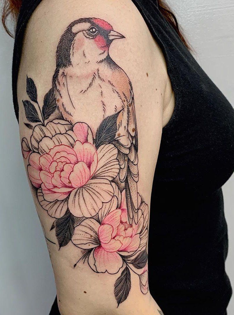 30 Pretty Goldfinch Tattoos to Inspire You