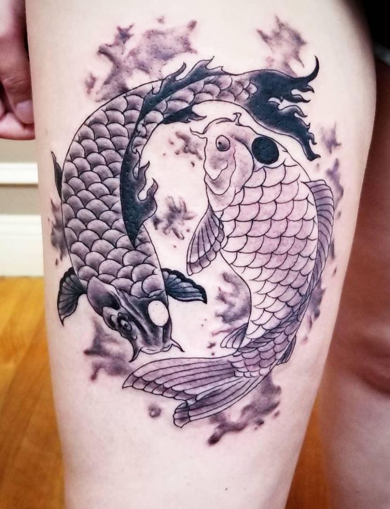 30 Pretty Koi Fish Tattoos Improve Your Temperament