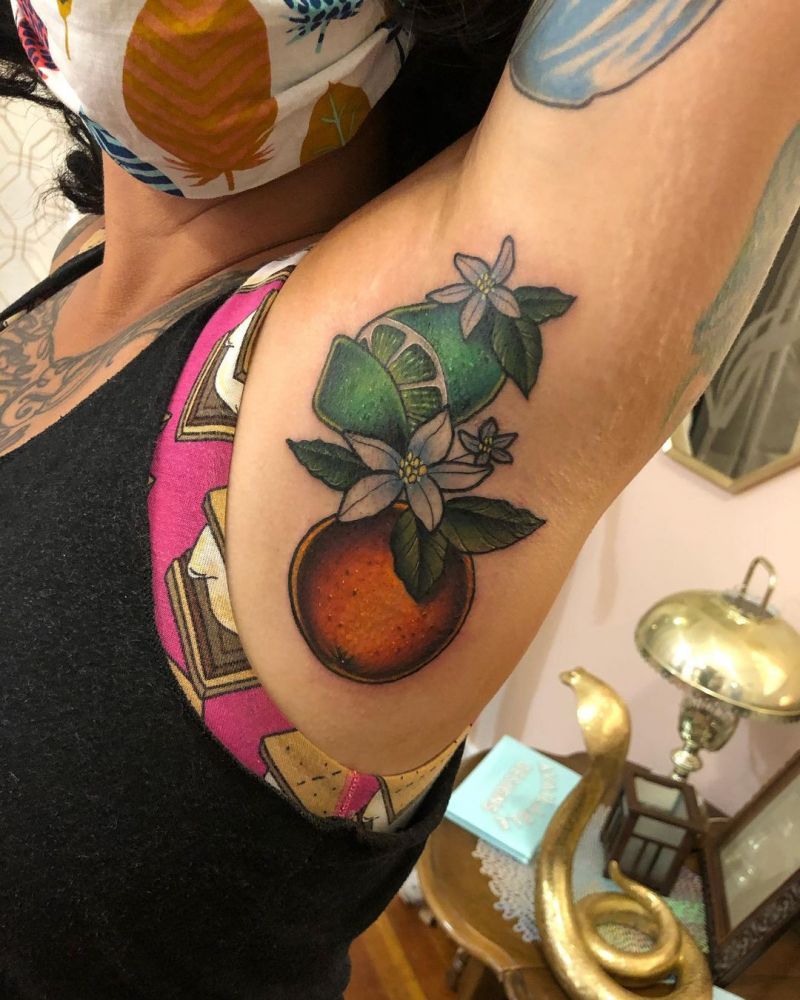 30 Pretty Lime Tattoos You Will Love