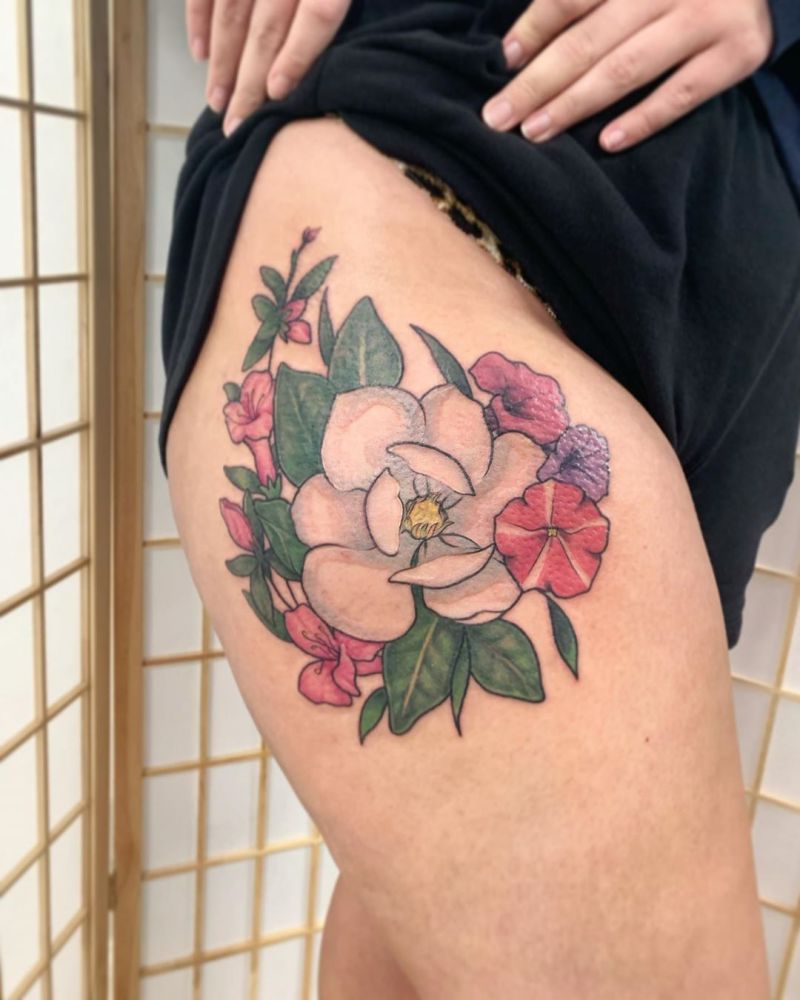 30 Pretty Morning Glory Tattoos to Inspire You