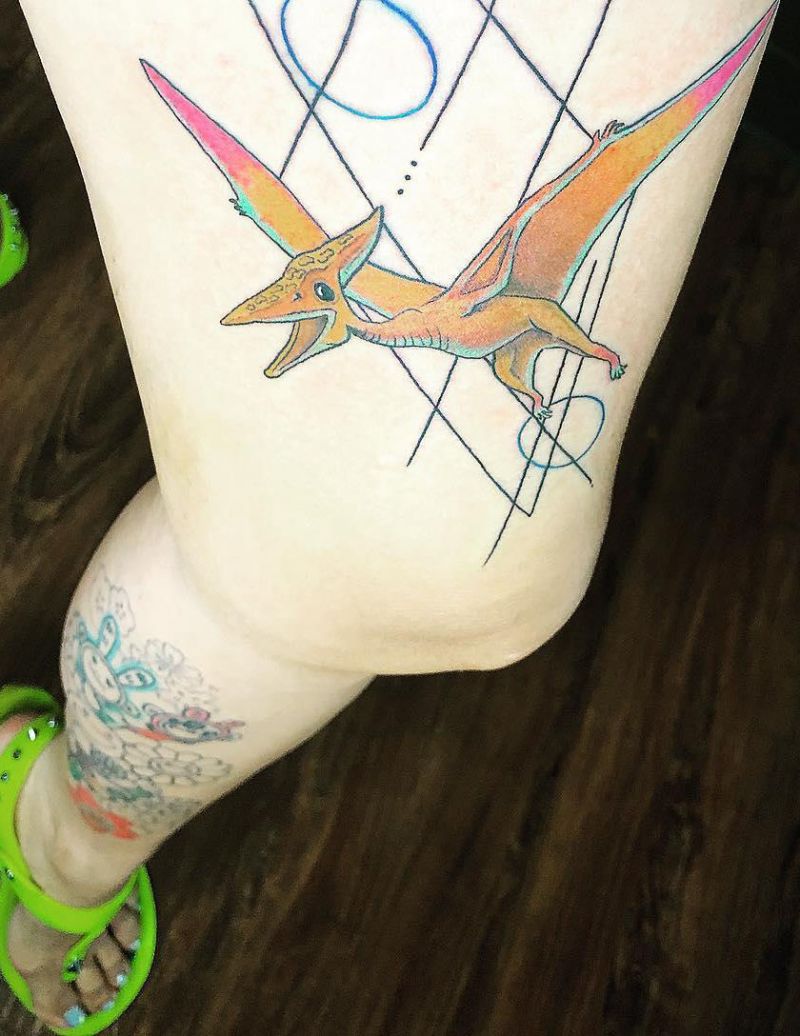 30 Pretty Pterodactyl Tattoos You Will Love