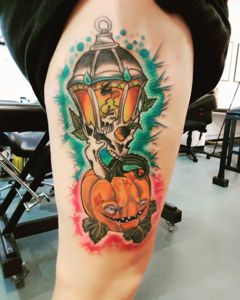 30 Pretty Pumpkin Tattoos You Will Love