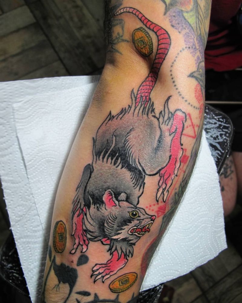 30 Pretty Rat Tattoos You Will Love