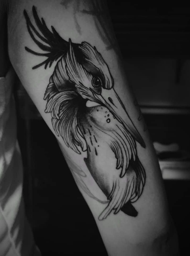 30 Pretty Stork Tattoos Show Your Temperament