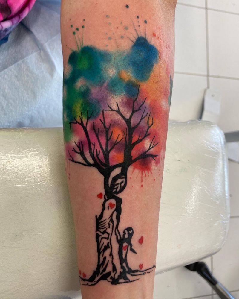 30 Pretty Tree Tattoos Make You Elegant