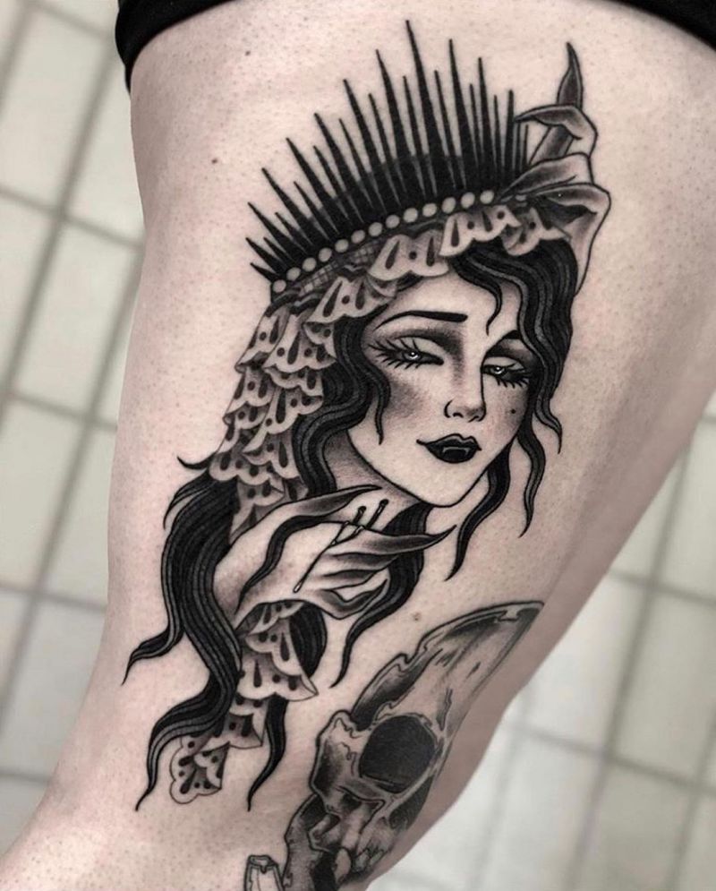 30 Pretty Vampire Tattoos to Inspire You