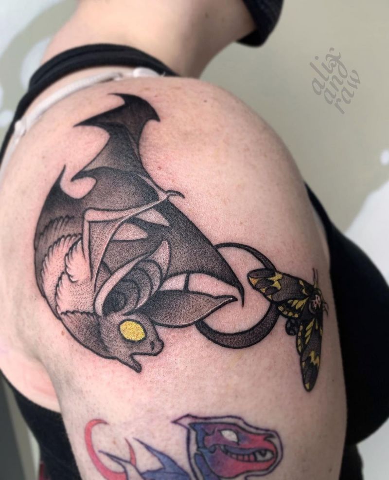 30 Pretty Bat Tattoos Improve Your Temperament