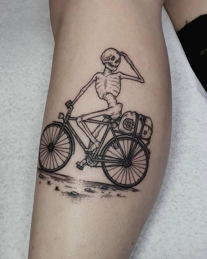 30 Pretty Bicycle Tattoos Make You Beautiful