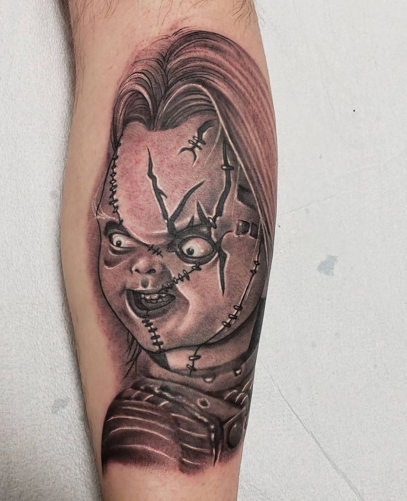 30 Pretty Chucky Tattoos Improve Your Temperament