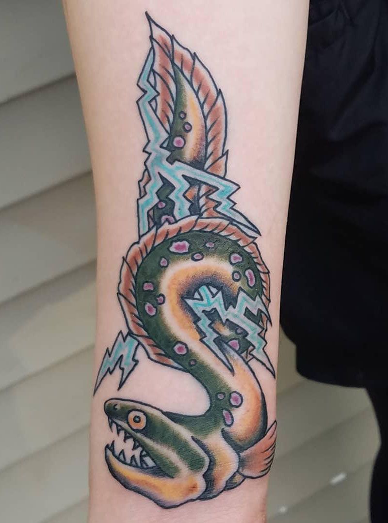 30 Pretty Eel Tattoos to Inspire You