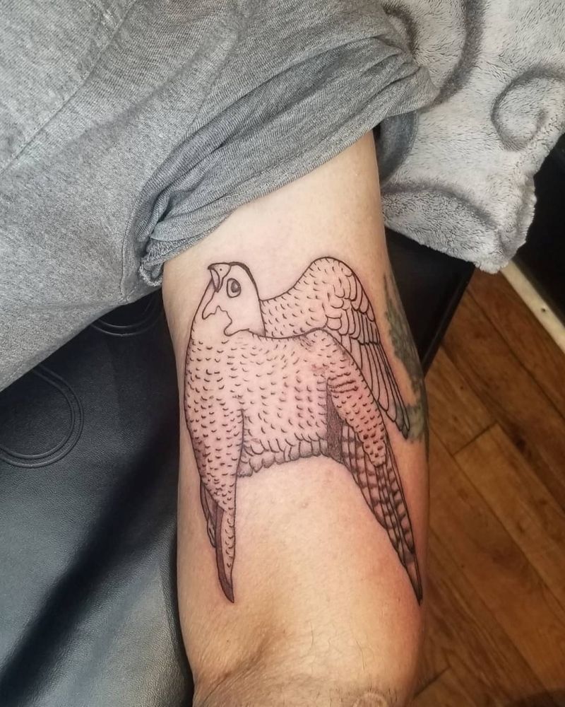 30 Pretty Falcon Tattoos Make You Elegant