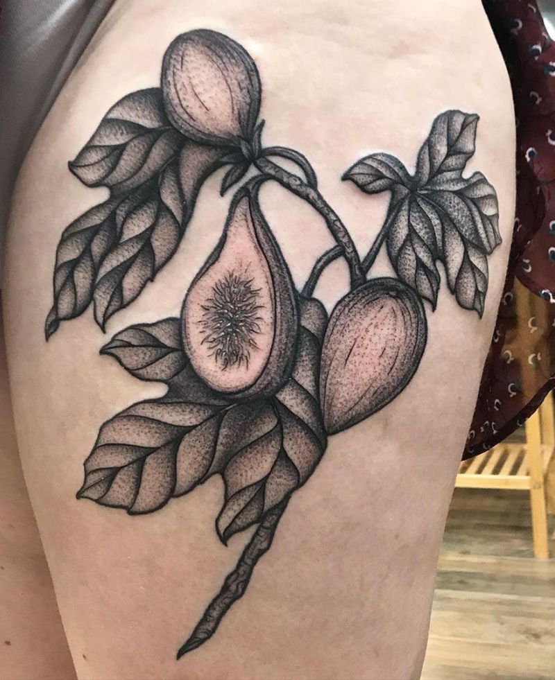 30 Pretty Fig Tattoos You Will Love