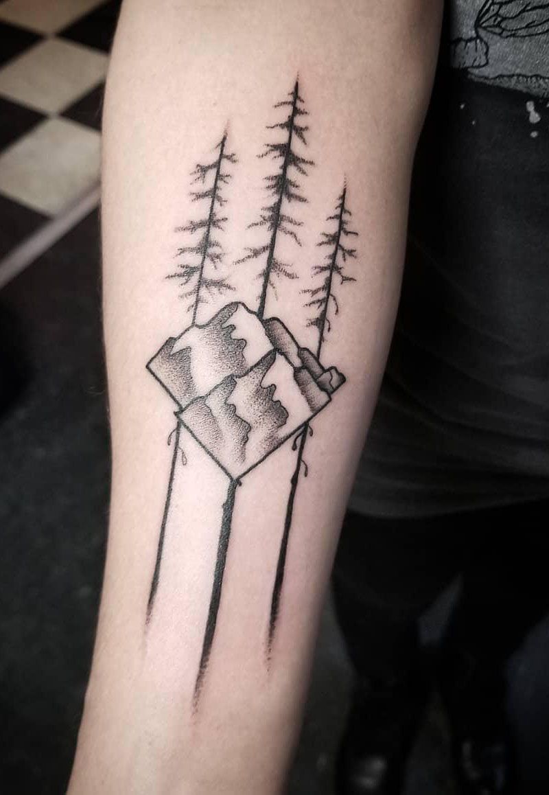 30 Pretty Fir Tree Tattoos You Will Love