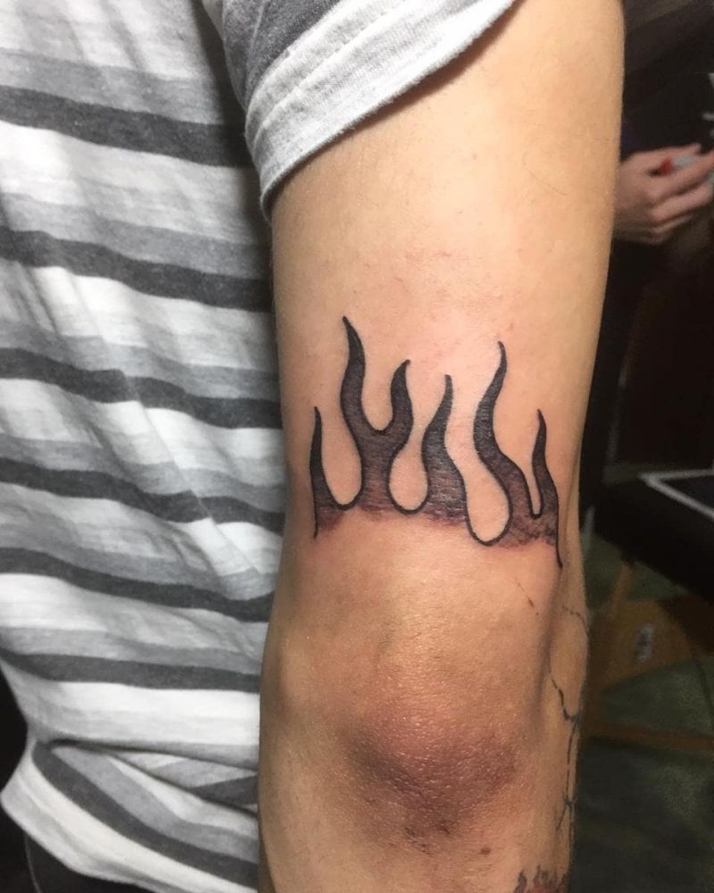 30 Pretty Flame Tattoos That Make You More Attractive