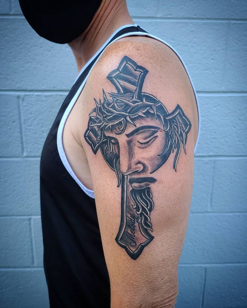 30 Perfect Jesus Tattoos to Inspire You