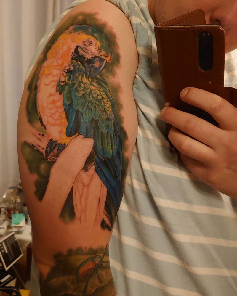 30 Pretty Macaw Tattoos Bring You Happiness