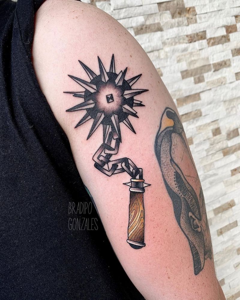 30 Pretty Morningstar Tattoos You Will Love to Try