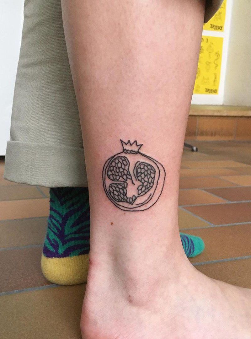 30 Pretty Pomegranate Tattoos Enhance Your Personality