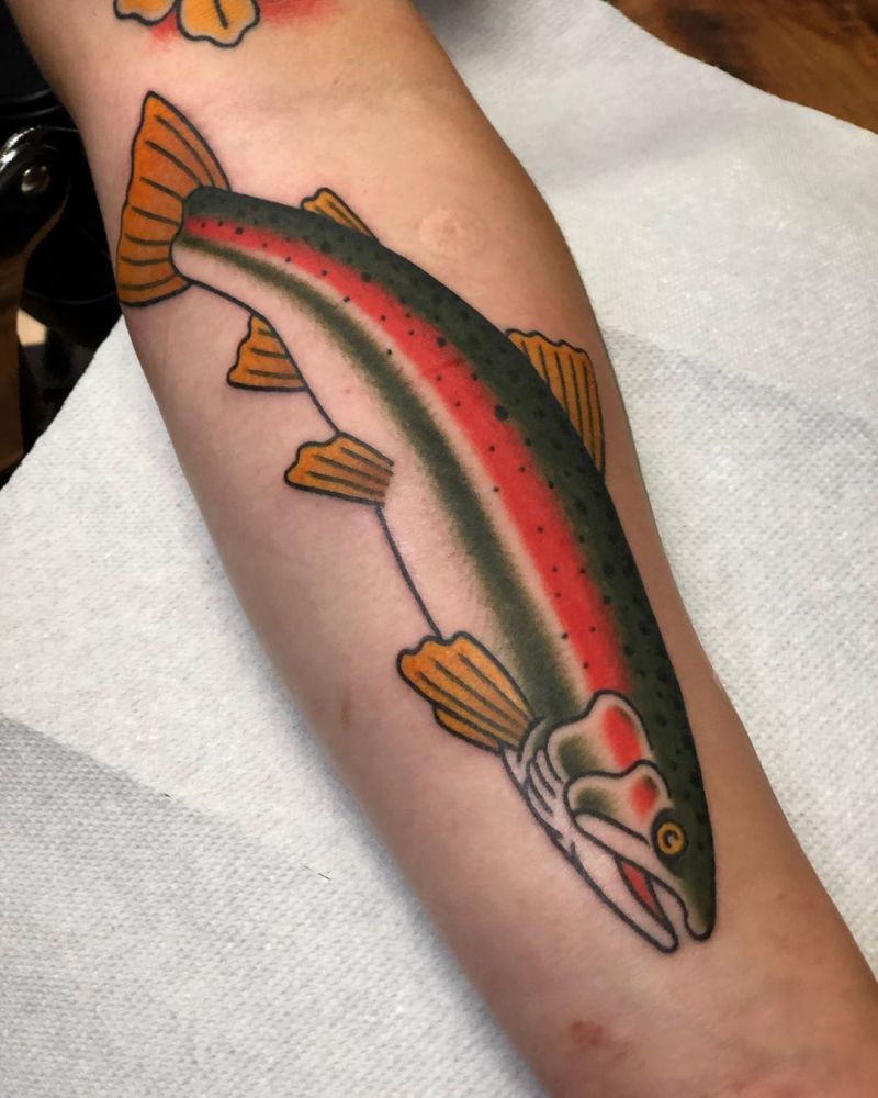 30 Pretty Salmon Tattoos You Will Love