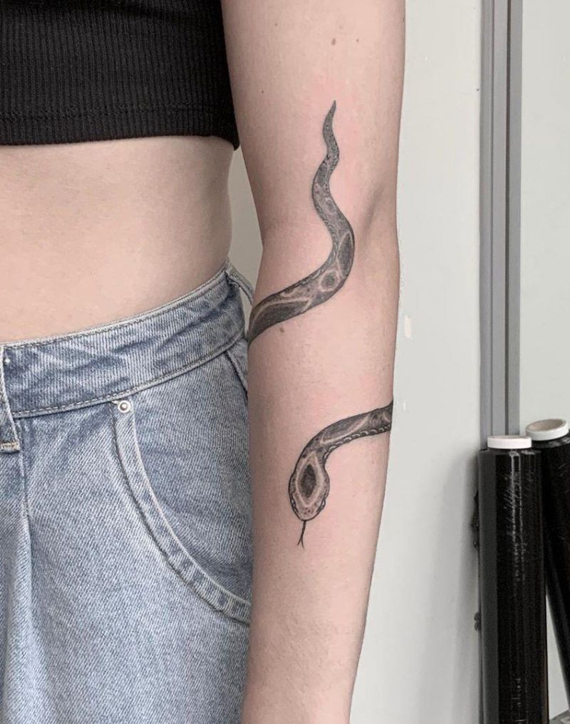 30 Pretty Viper Tattoos You Will Love