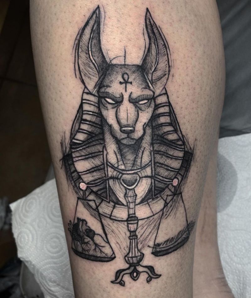 30 Pretty Anubis Tattoos Make You Charming