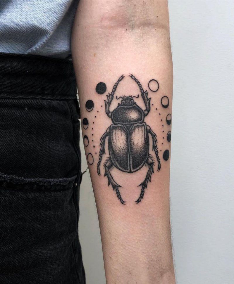 30 Pretty Beetle Tattoos You Must Try