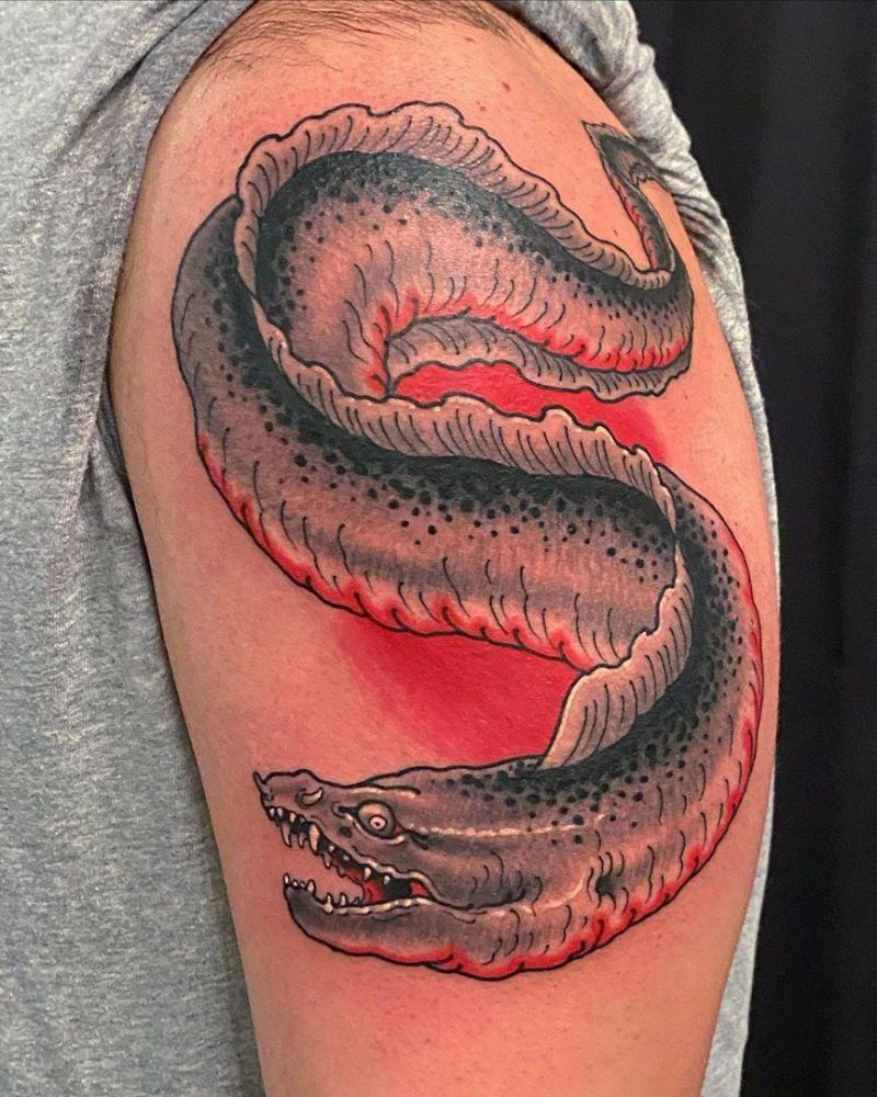 30 Pretty Eel Tattoos to Inspire You