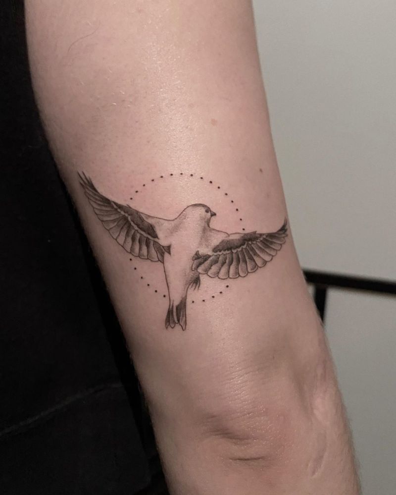 30 Pretty Goldfinch Tattoos to Inspire You