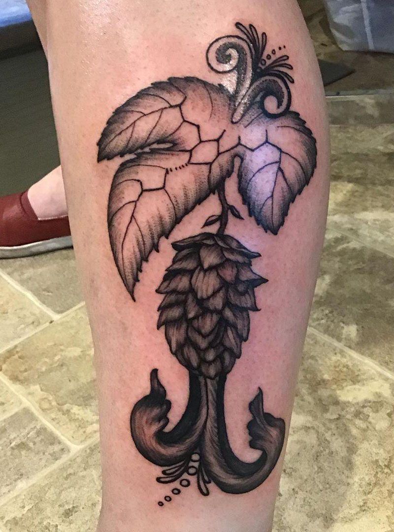 30 Pretty Hops Tattoos You Must Try