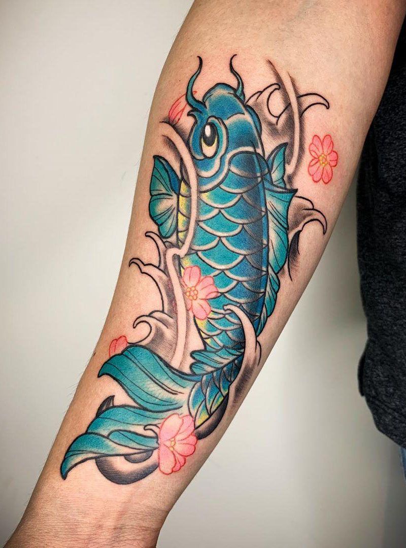 30 Pretty Koi Fish Tattoos Improve Your Temperament