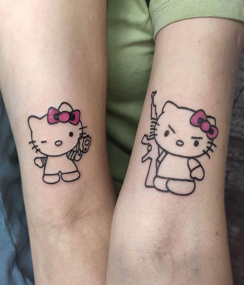 30 Pretty Pair Tattoos You Will Love