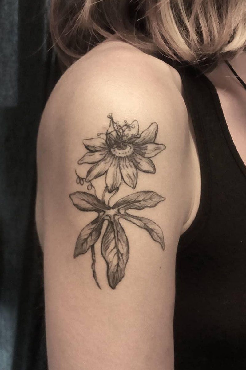 30 Pretty Passion Flower Tattoos You Must Try
