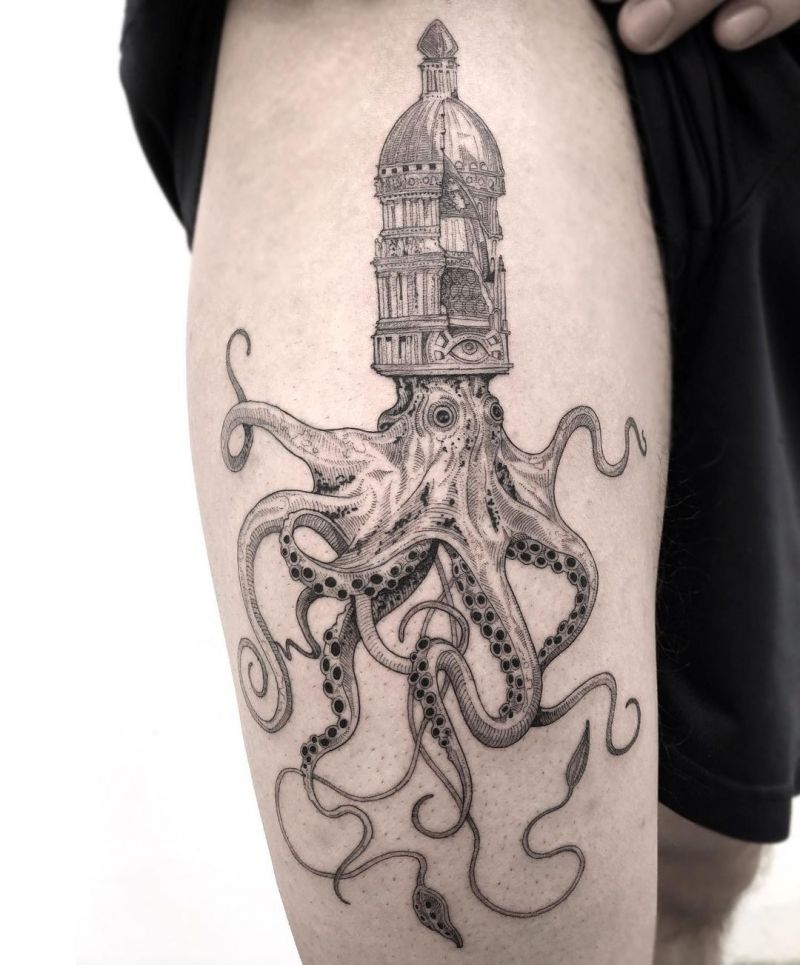 30 Pretty Squid Tattoos that Make You Sexy